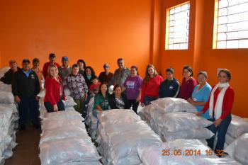 Cronograma de Entrega das Roupas da Campanha do Agasalho 2015